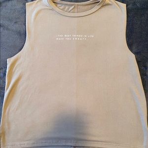 Women Tank Top “The Best Things in Life Make You Sweaty”